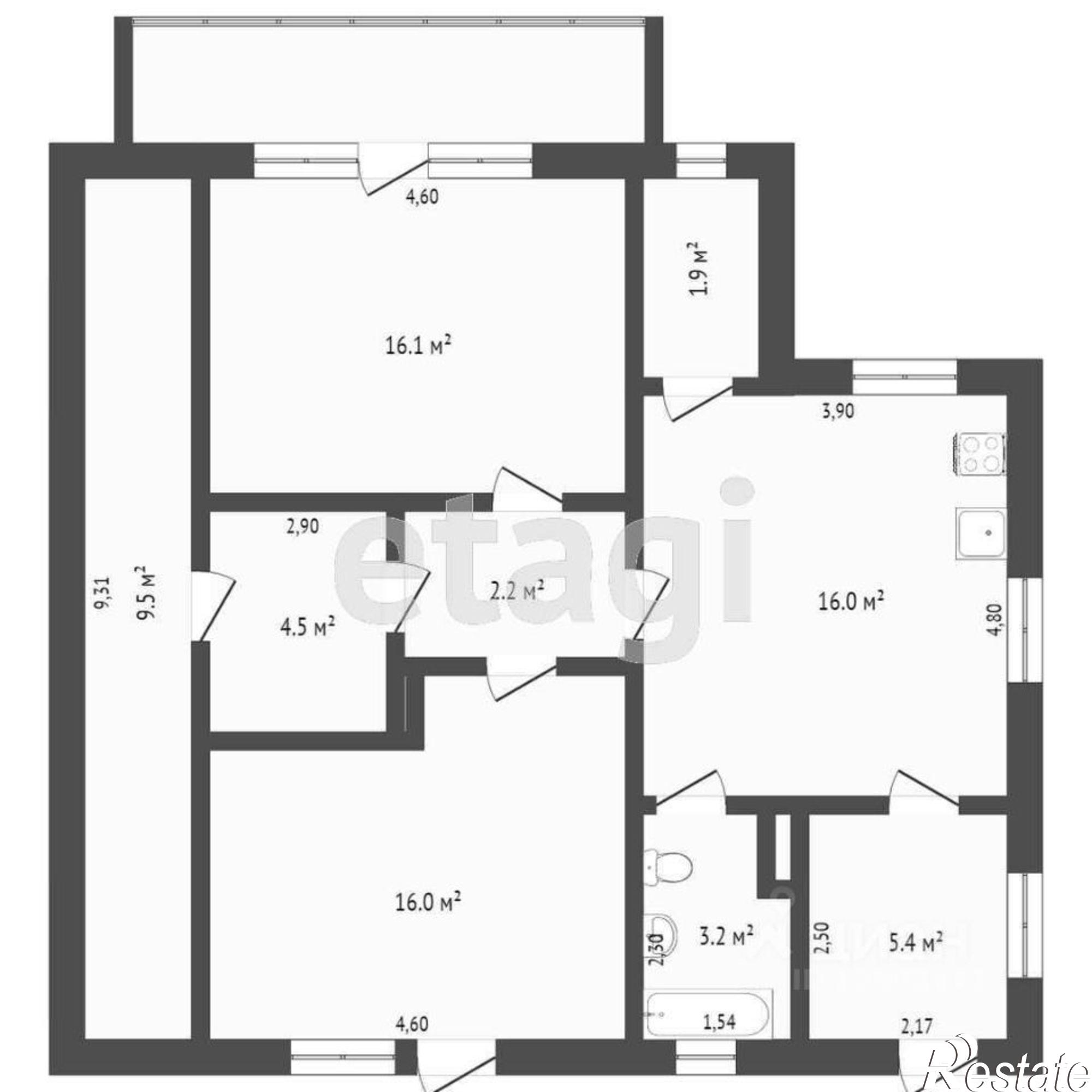 Купить квартиру за 8 000 000 рублей на улица Толбухина, 32