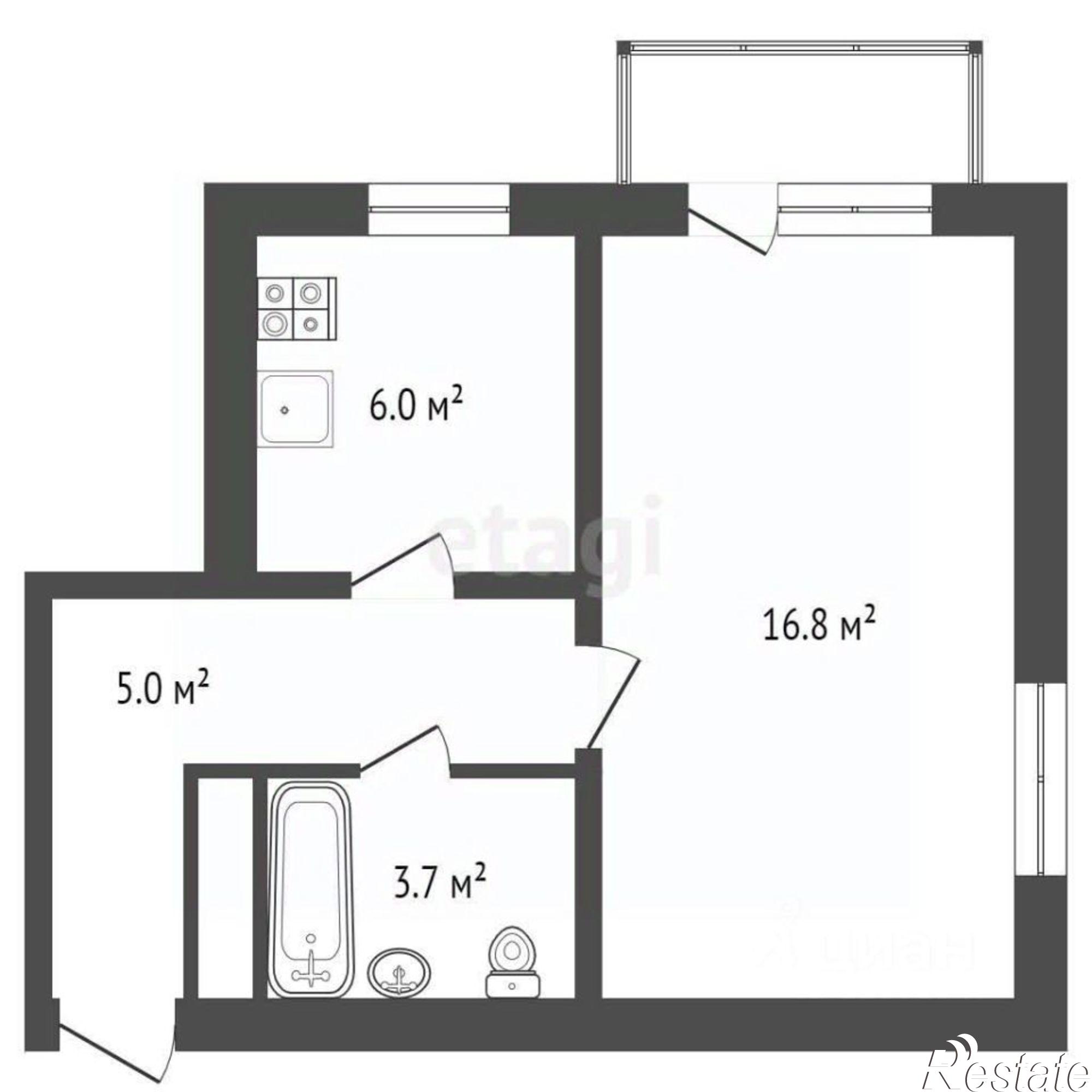 Купить квартиру за 8 200 000 рублей на улица Шполянской, 12