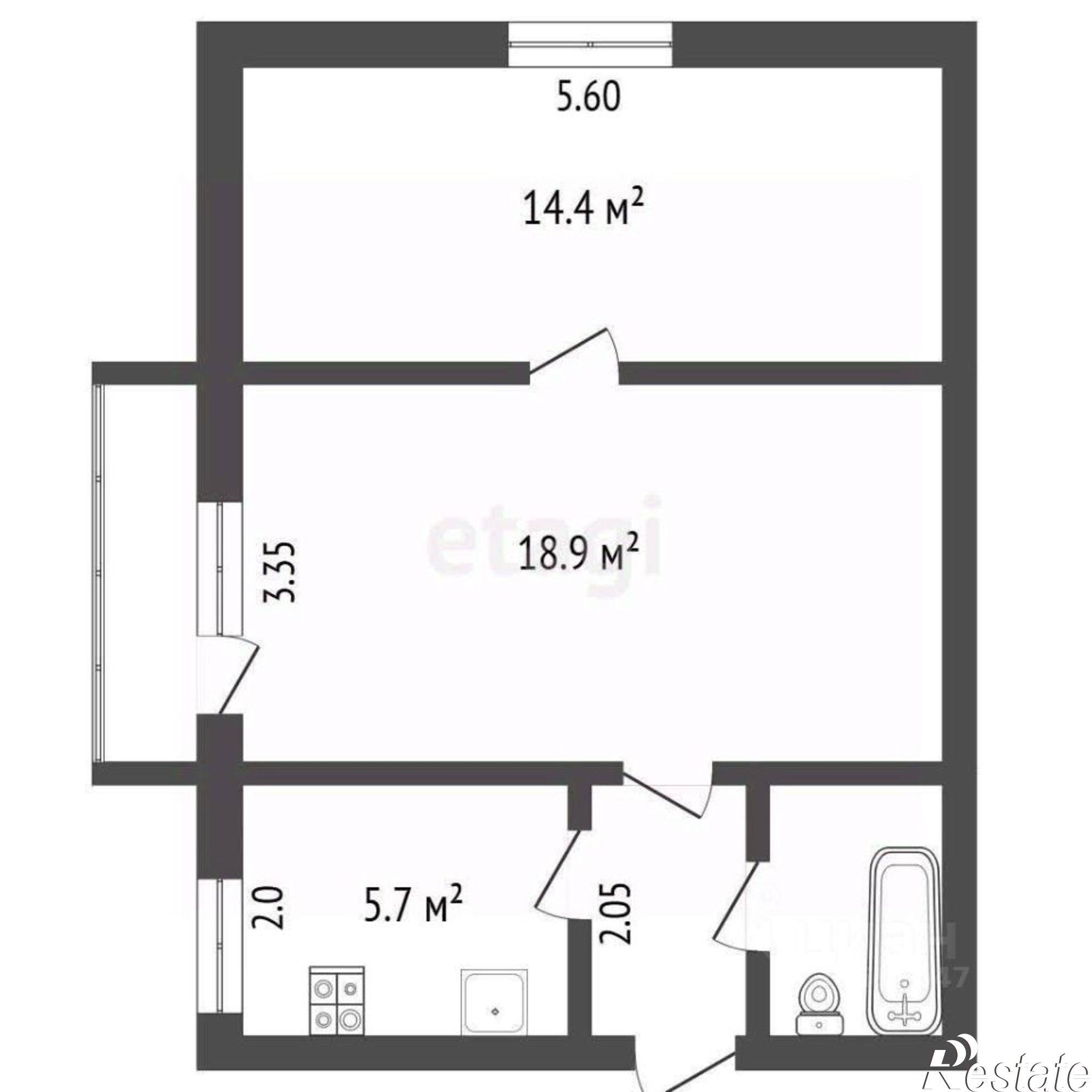 Купить квартиру за 5 000 000 рублей на Первомайская улица, 17