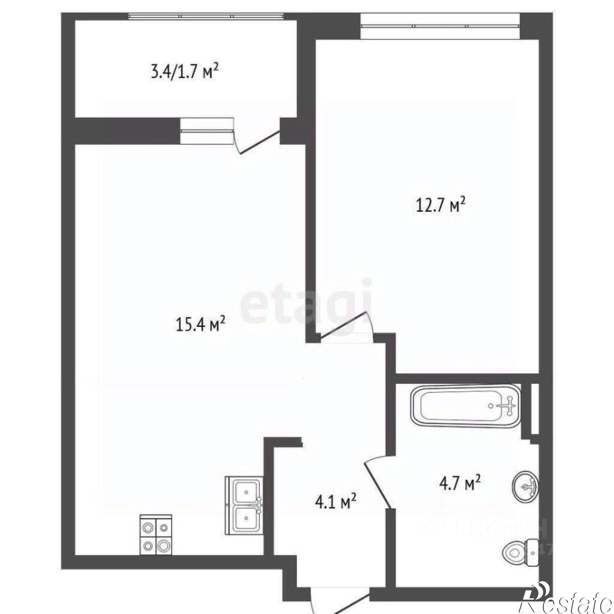 Купить квартиру за 6 255 780 рублей на проспект Александра Суворова, 101