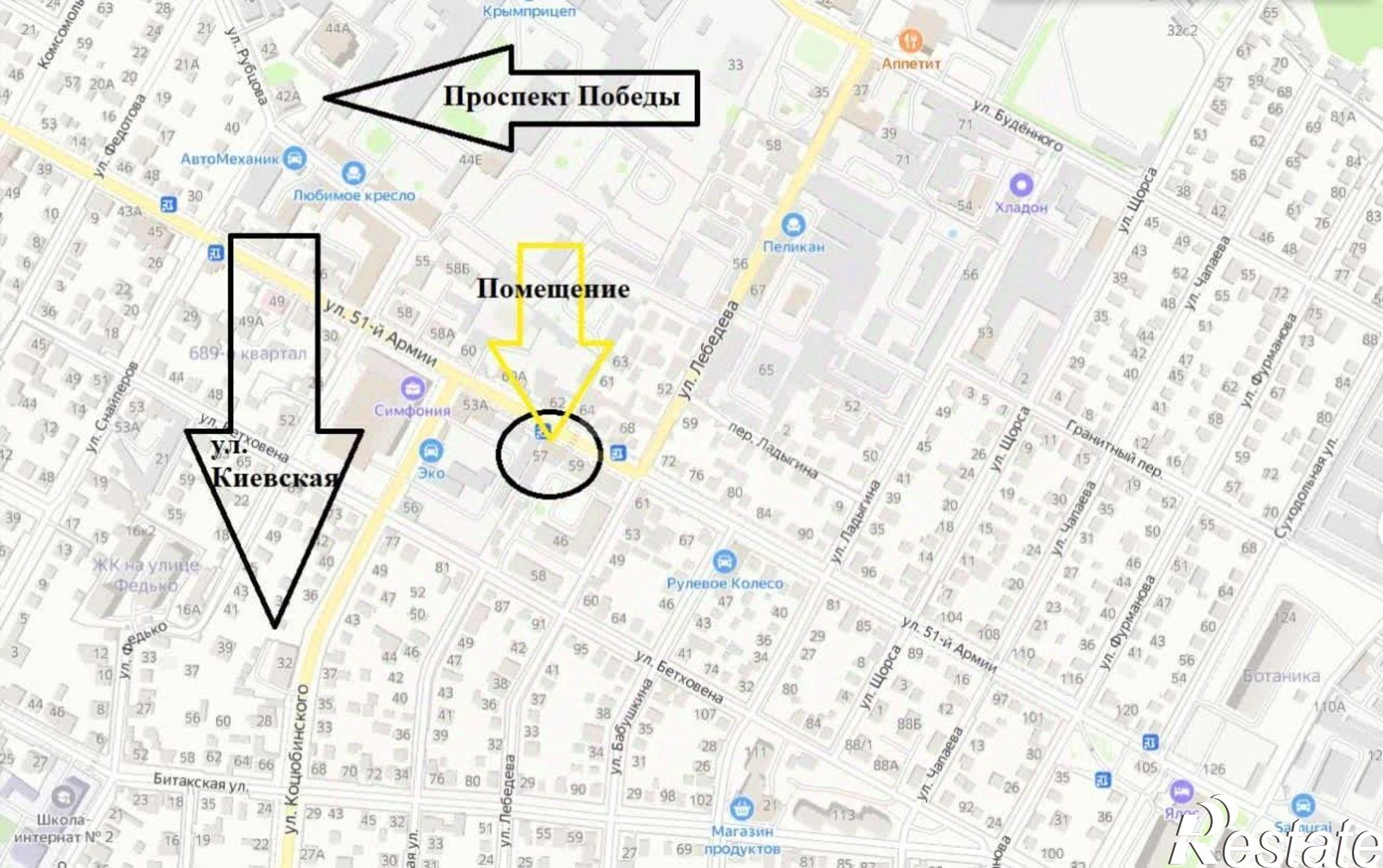 Купить торговое помещение за 36 000 000 рублей на ул 51-й Армии, 58а