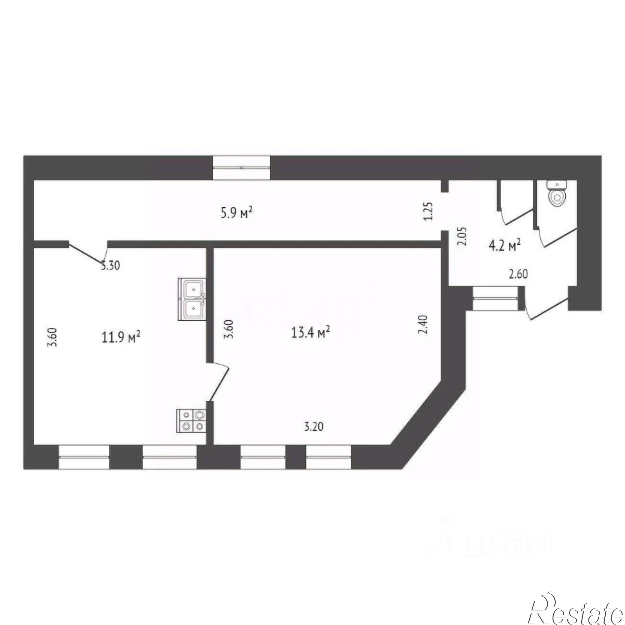 Купить квартиру за 4 500 000 рублей на ул Гоголя, 48