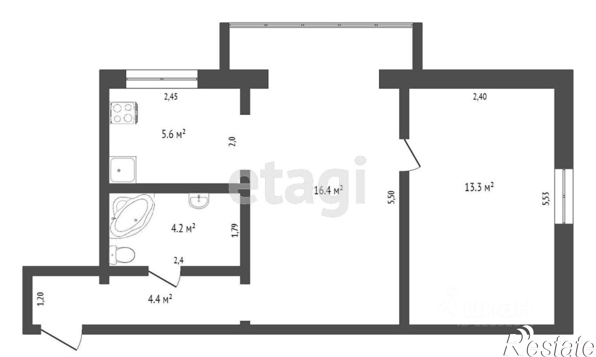 Купить квартиру за 10 300 000 рублей на улица Дмитрия Ульянова, 38