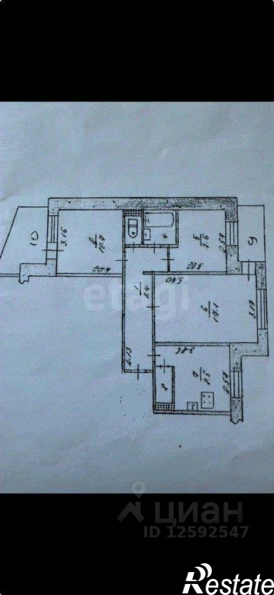 Купить квартиру за 12 300 000 рублей на улица Лермонтова, 13А