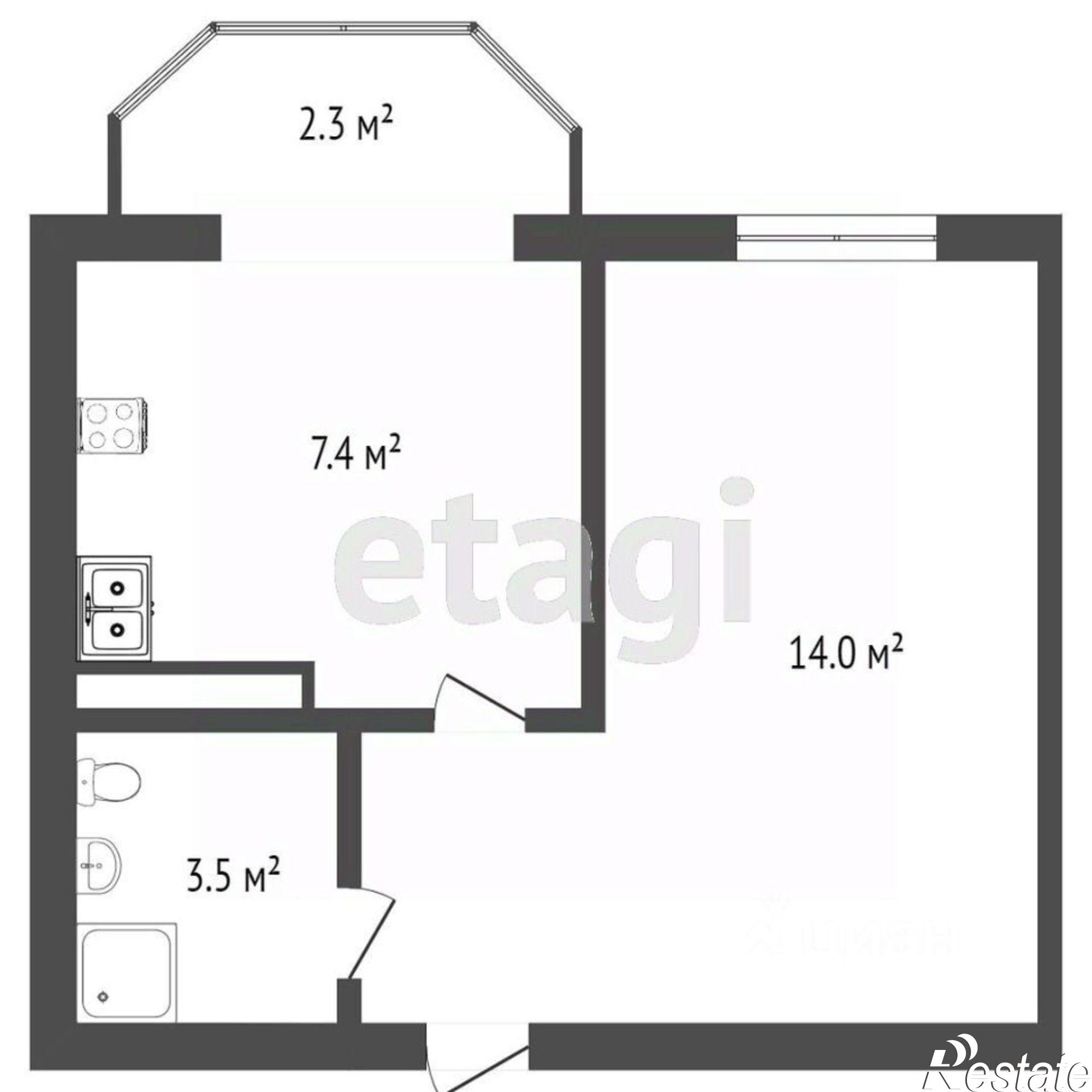 Купить квартиру за 10 000 000 рублей на Луговая улица, 12