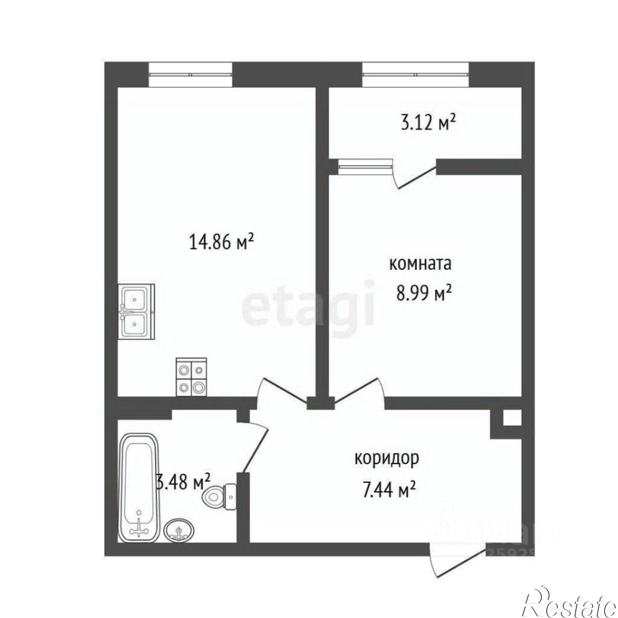 Купить квартиру за 6 400 000 рублей на проспект Александра Суворова, 101