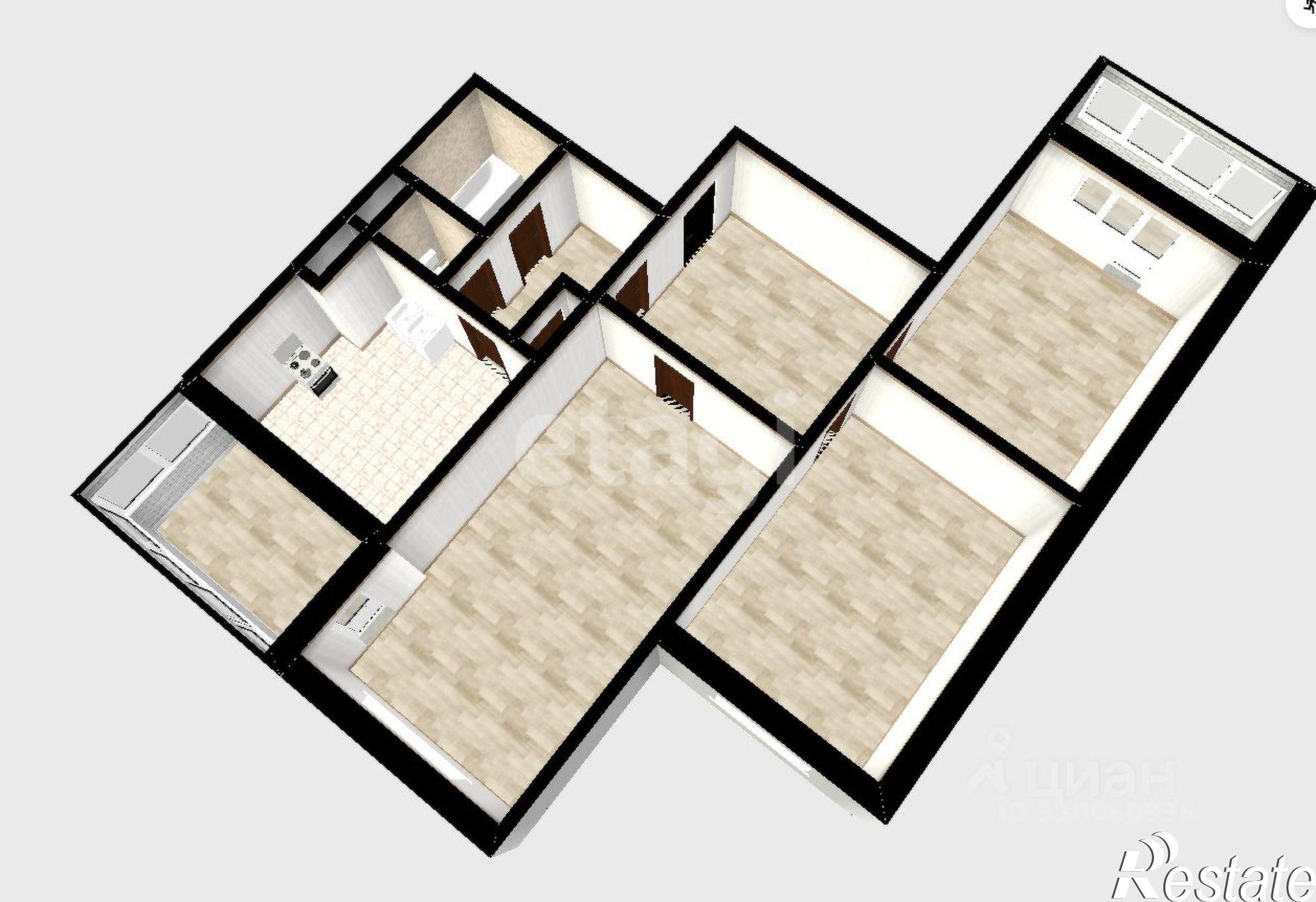 Купить квартиру за 8 650 000 рублей на ул Балаклавская, И66