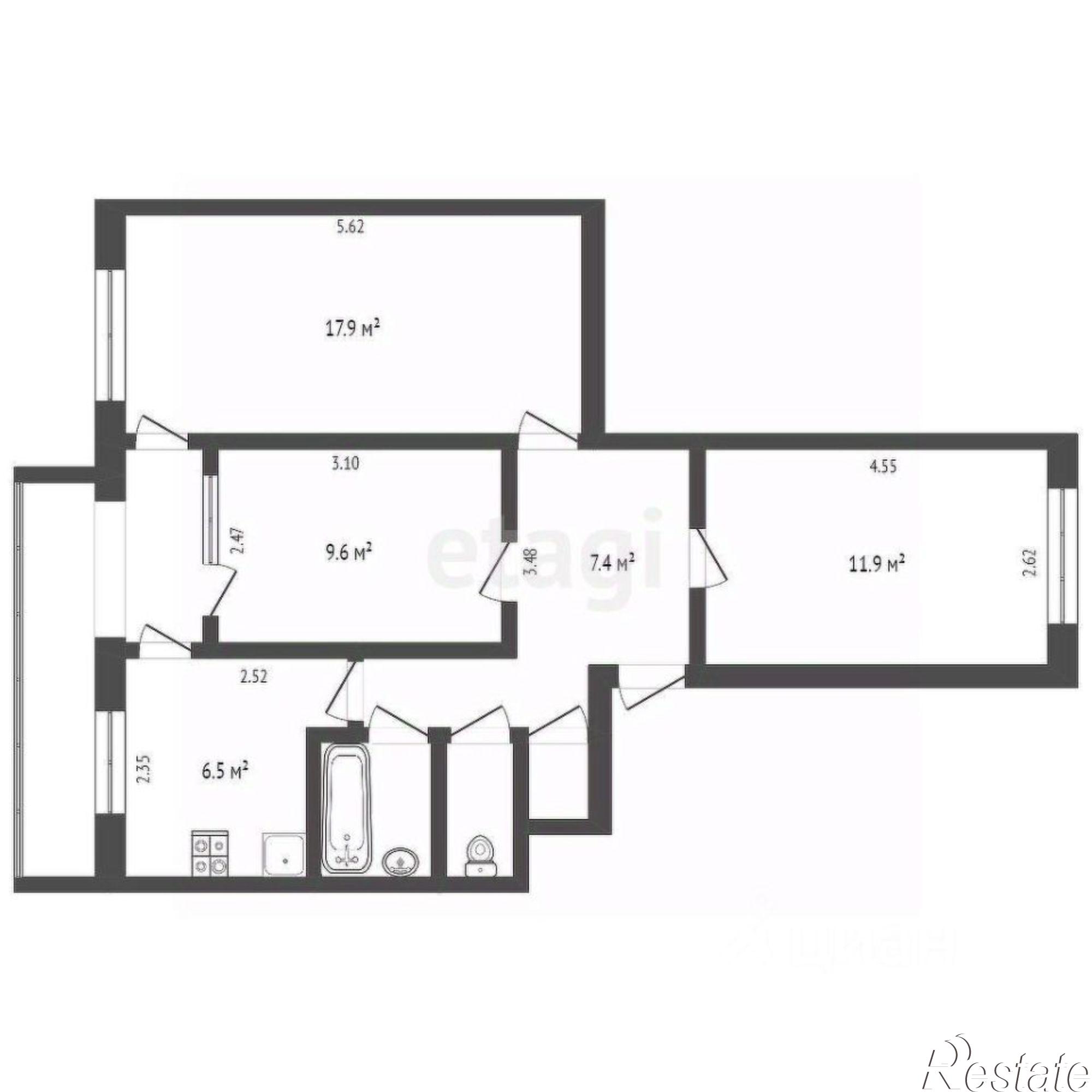 Купить квартиру за 8 000 000 рублей на ул Амурская, 113