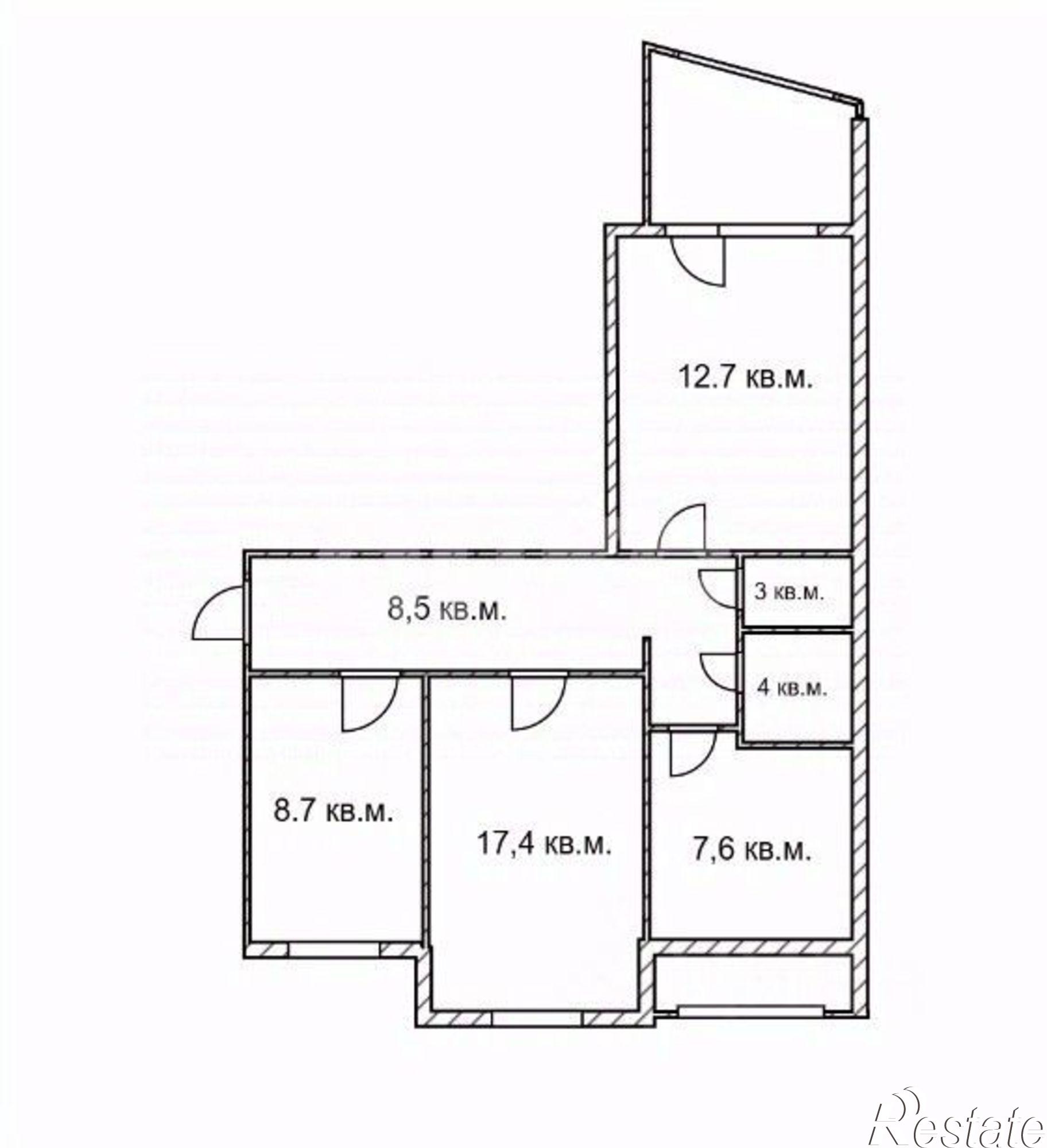 Купить квартиру за 9 500 000 рублей на улица Маршала Жукова, 35