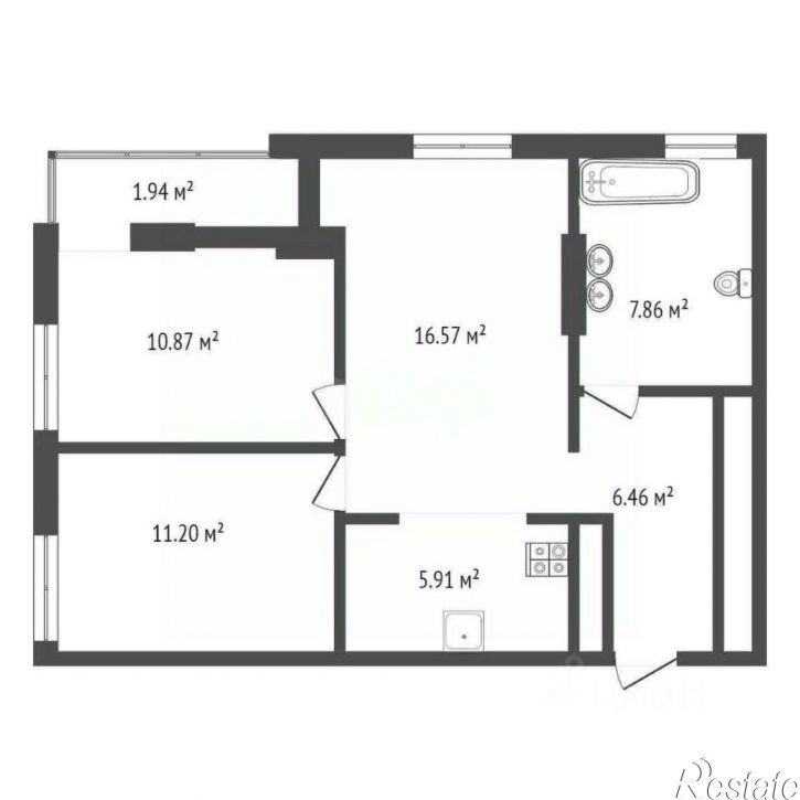 3-комн квартира улица Бородина, 4,  д. 4