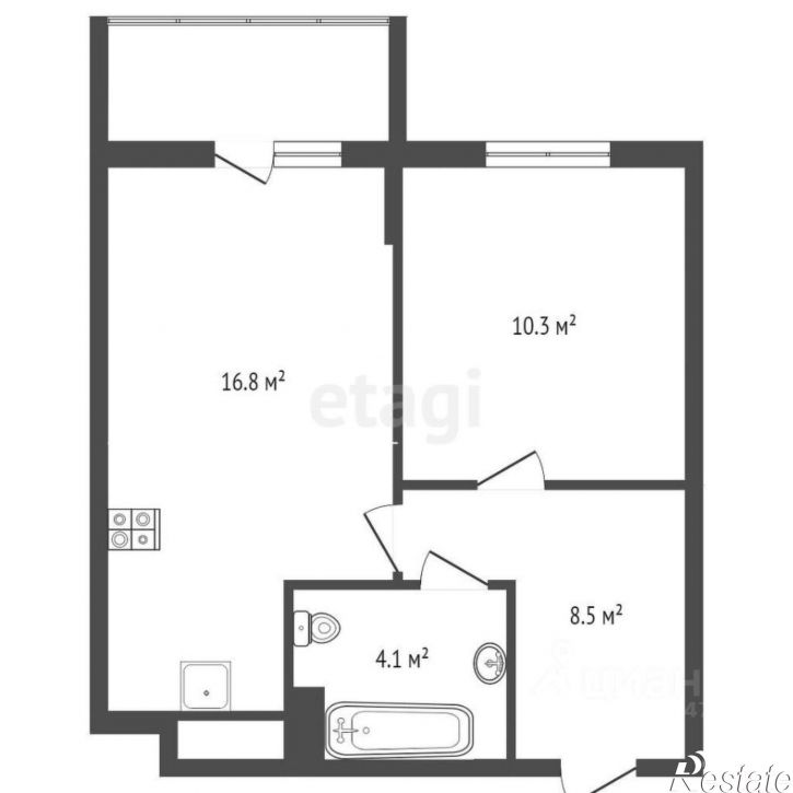 1-комн квартира Мраморный пер, 19,  д. 19