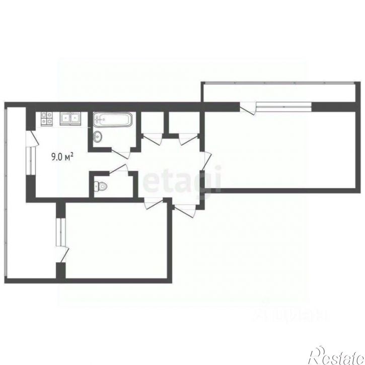 2-комн квартира ул Советская, 13,  д. 13