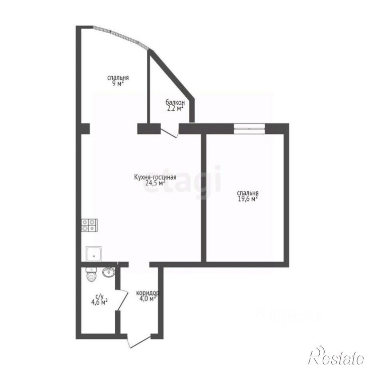 2-комн квартира ул Ростовская, 17,  д. 17