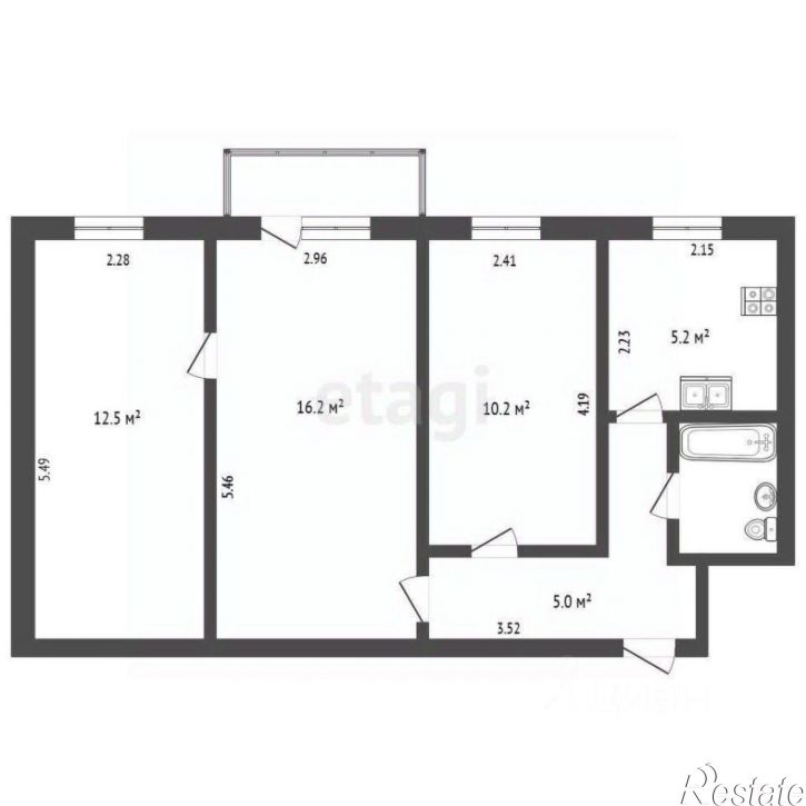 3-комн квартира ул Д.И.Ульянова, 17,  д. 17