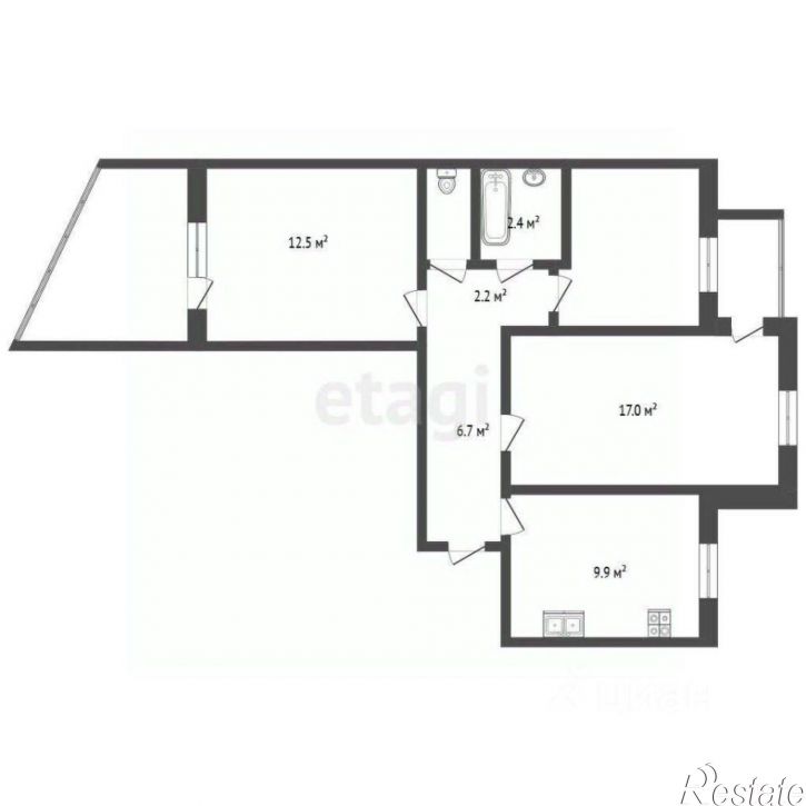 3-комн квартира улица Куйбышева, 111/65,  д. 111/65