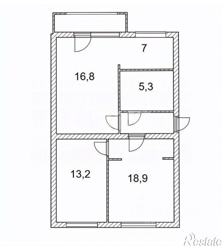 3-комн квартира Ростовская улица, 6,  д. 6