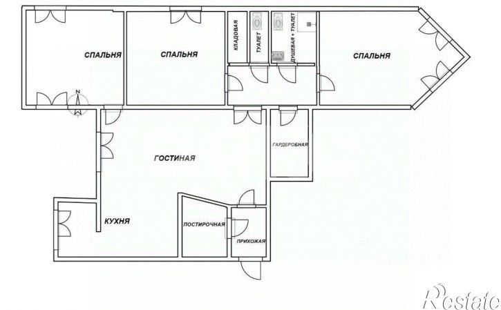 3-комн квартира улица Кантар, 3,  д. 3