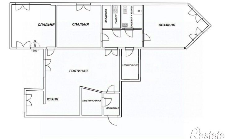 3-комн квартира улица Кантар, 3,  д. 3