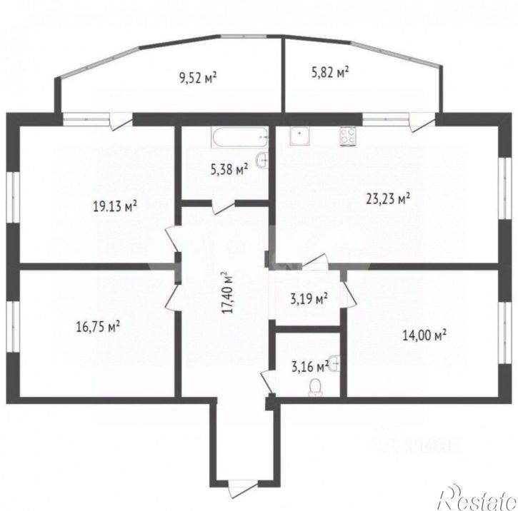 3-комн квартира ул Битакская, 25,  д. 25