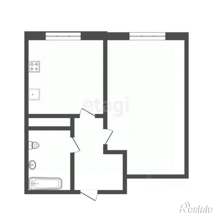 1-комн квартира Мраморный пер, 19,  д. 19