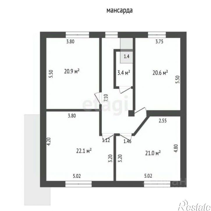 6-комн квартира Петропавловская улица, 11,  д. 11