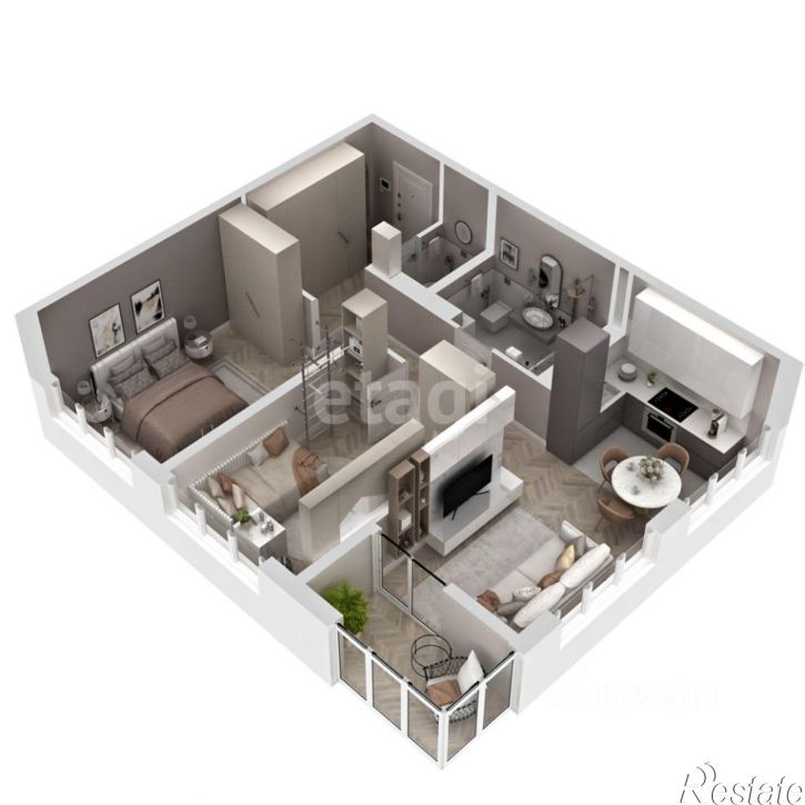 2-комн квартира пр-кт Александра Суворова, 97,  д. 97