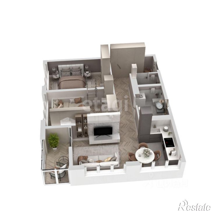 2-комн квартира пр-кт Александра Суворова, 97,  д. 97