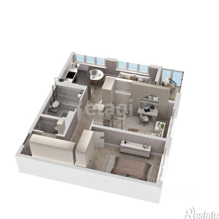 2-комн квартира пр-кт Александра Суворова, 97,  д. 97