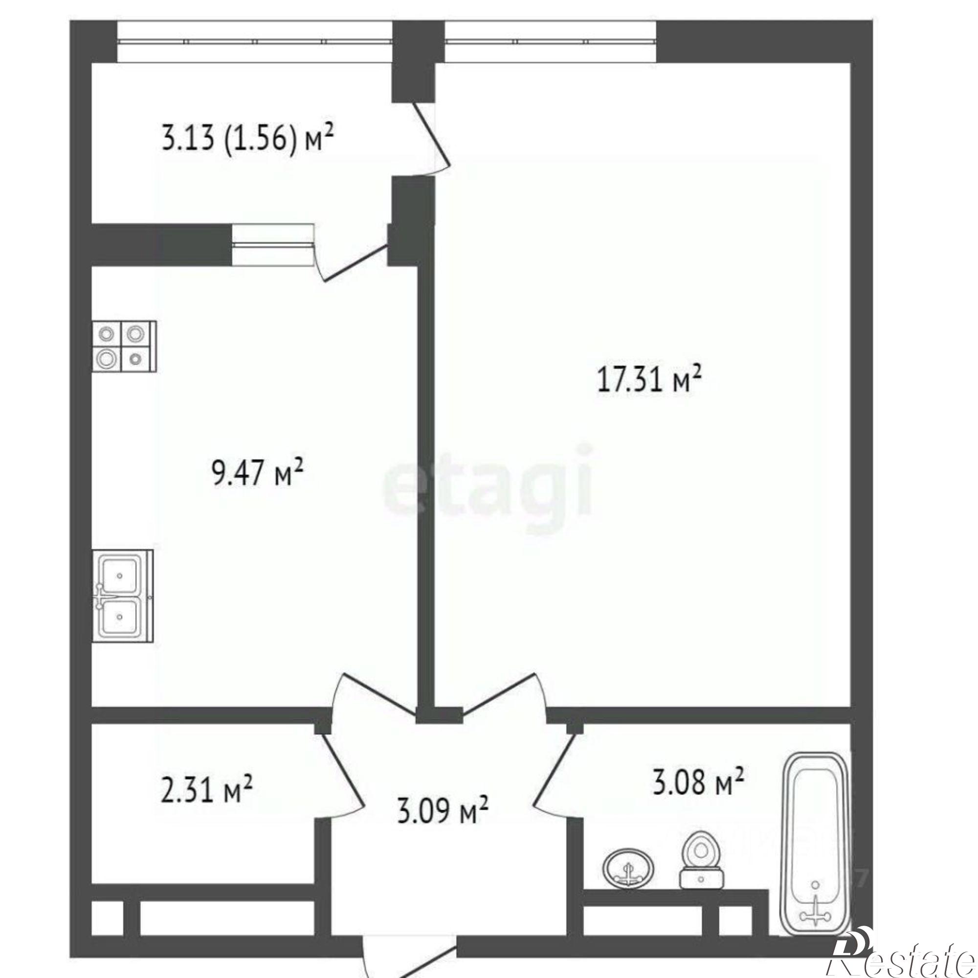 Купить квартиру за 6 050 000 рублей на проспект Александра Суворова, 101