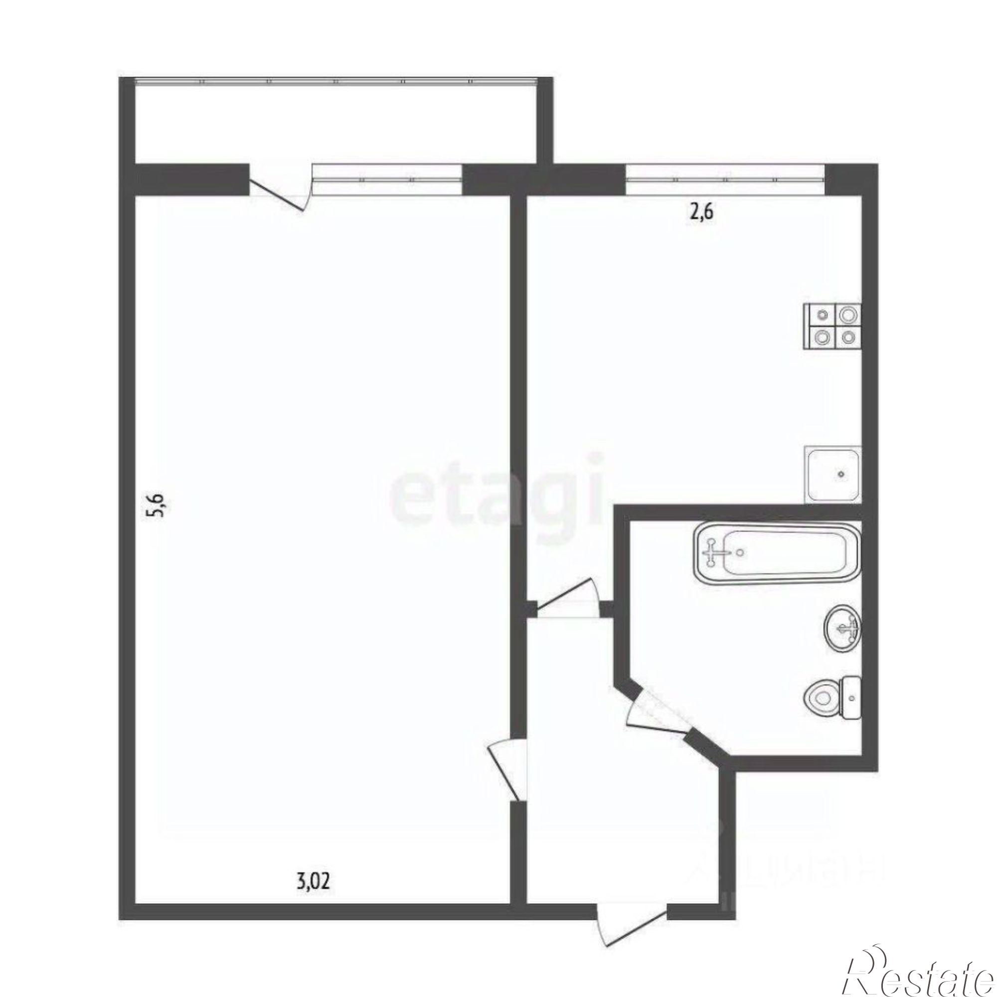 Купить квартиру за 5 900 000 рублей на бульвар Ивана Франко, 23