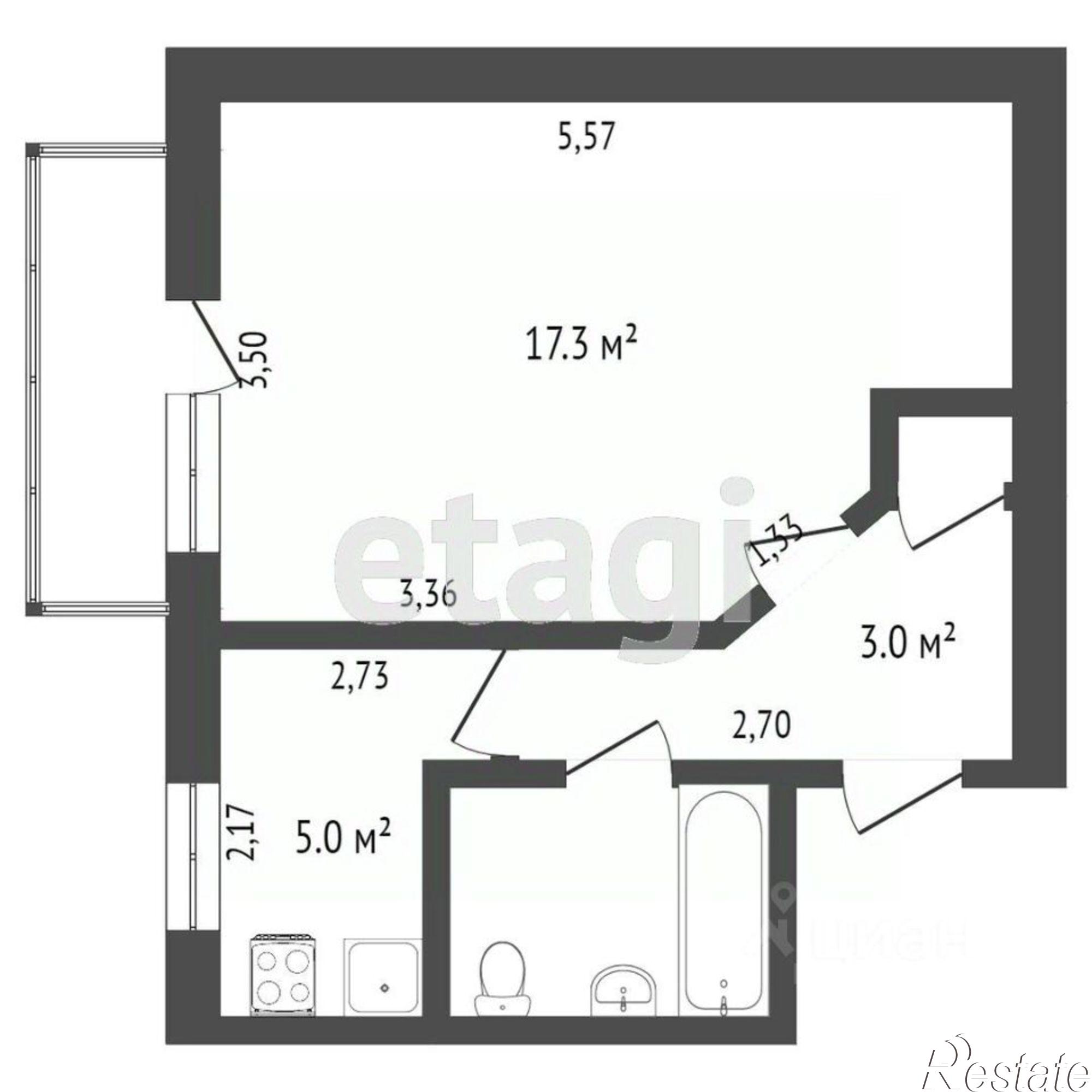 Купить квартиру за 5 300 000 рублей на ул Миллера Ж.А., 23