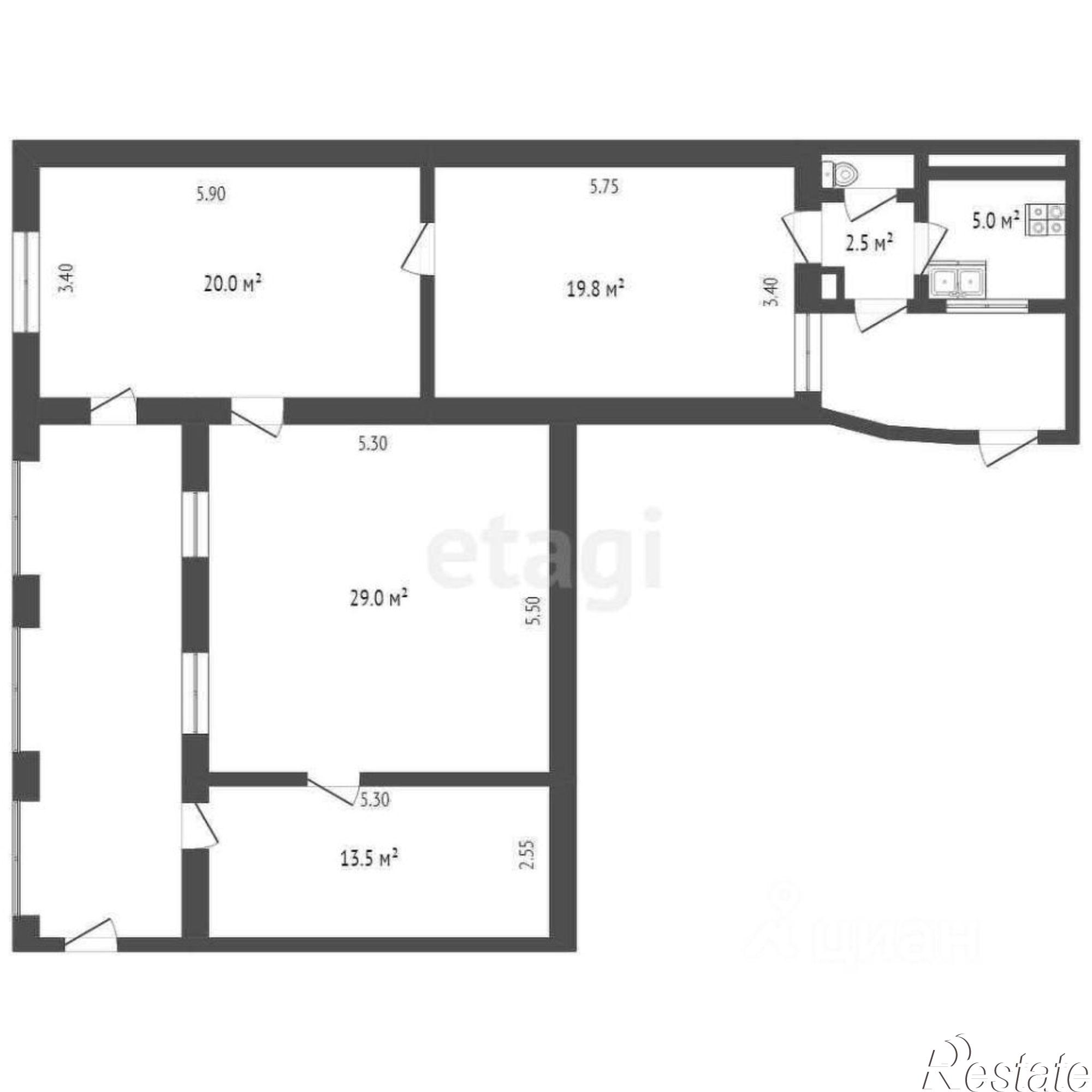 Купить квартиру за 27 000 000 рублей на ул Горького, 16