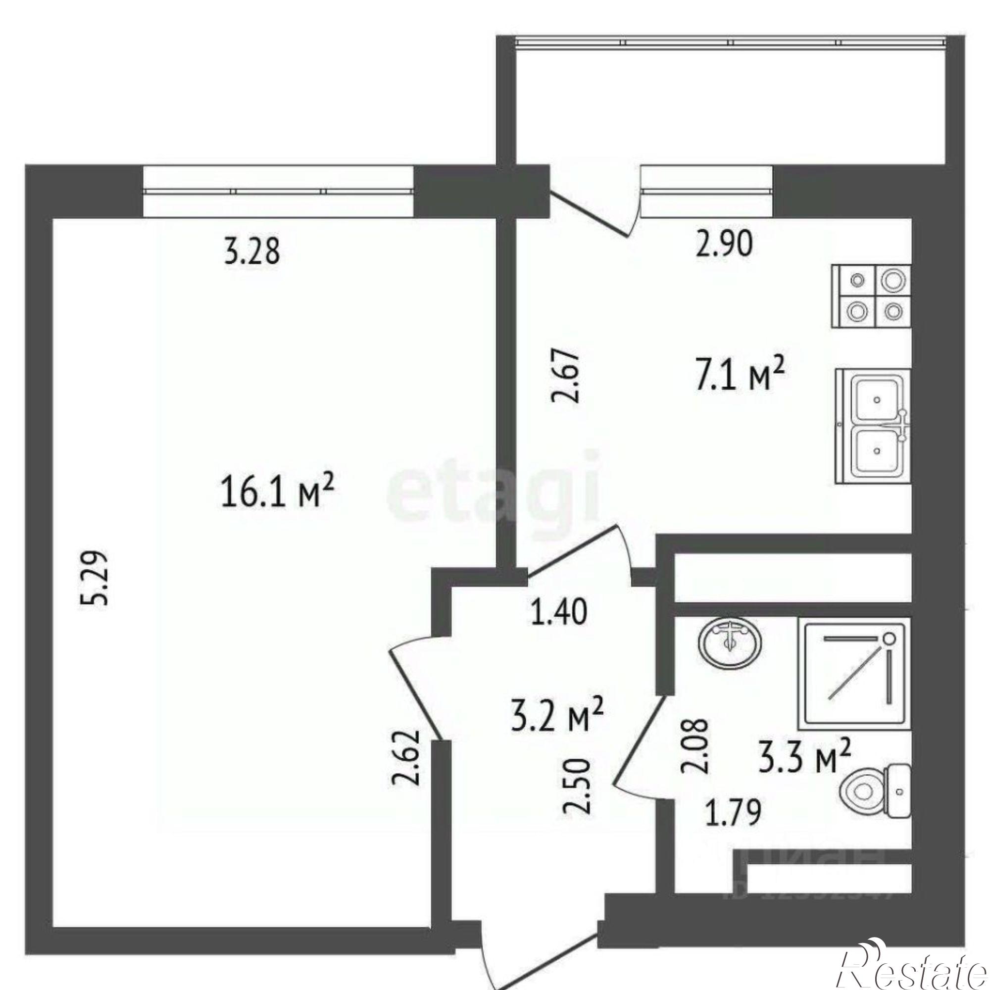 Купить квартиру за 7 500 000 рублей на ул Балаклавская, И66