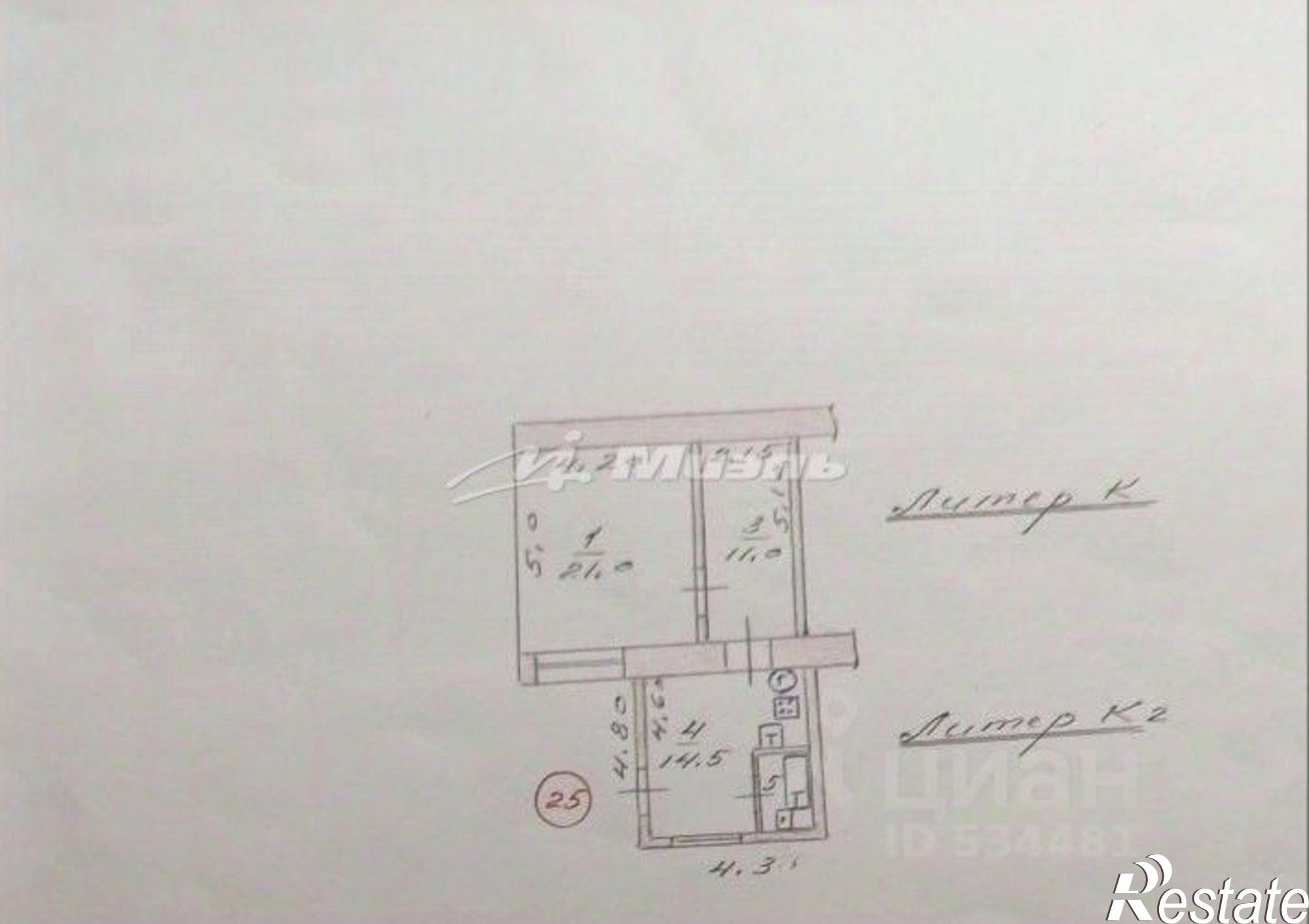 Купить квартиру за 6 399 000 рублей на улица Дыбенко, 22