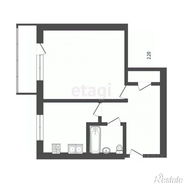 1-комн квартира ул Сенная, 27,  д. 27