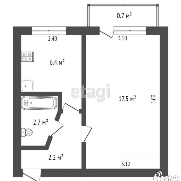 1-комн квартира ул Спера, 18,  д. 18