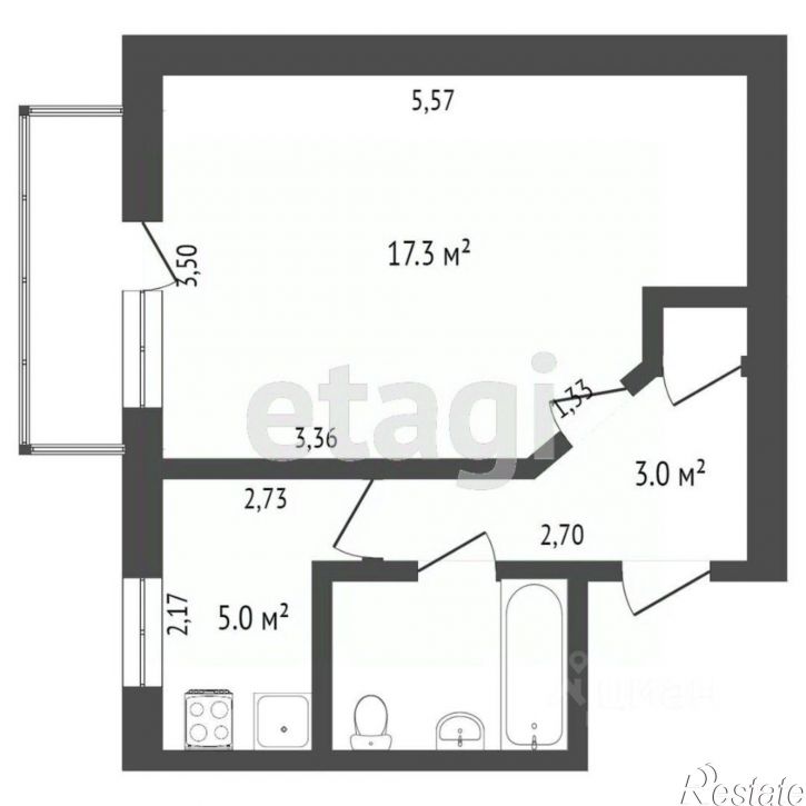 1-комн квартира ул Миллера Ж.А., 23,  д. 23