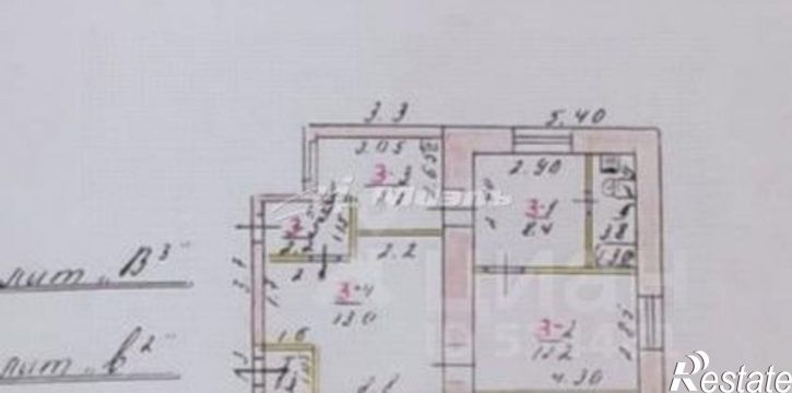 3-комн квартира ул Пограничников, 44,  д. 44