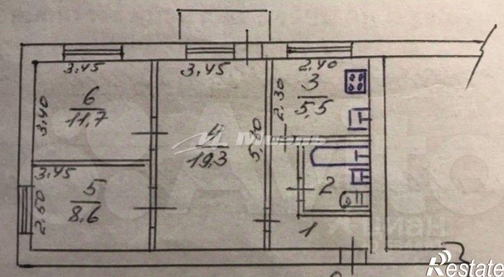 3-комн квартира ул Киевская, 146,  д. 146