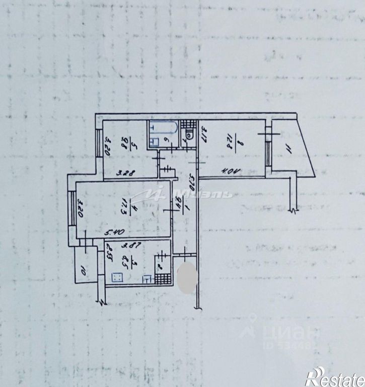 3-комн квартира улица Миллера Ж.А., 14,  д. 14