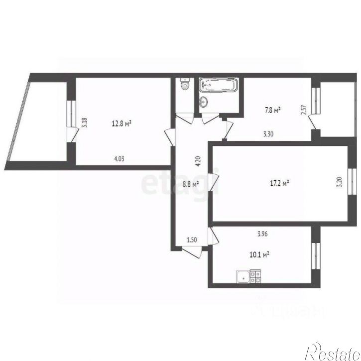 3-комн квартира улица Бела Куна, 31,  д. 31