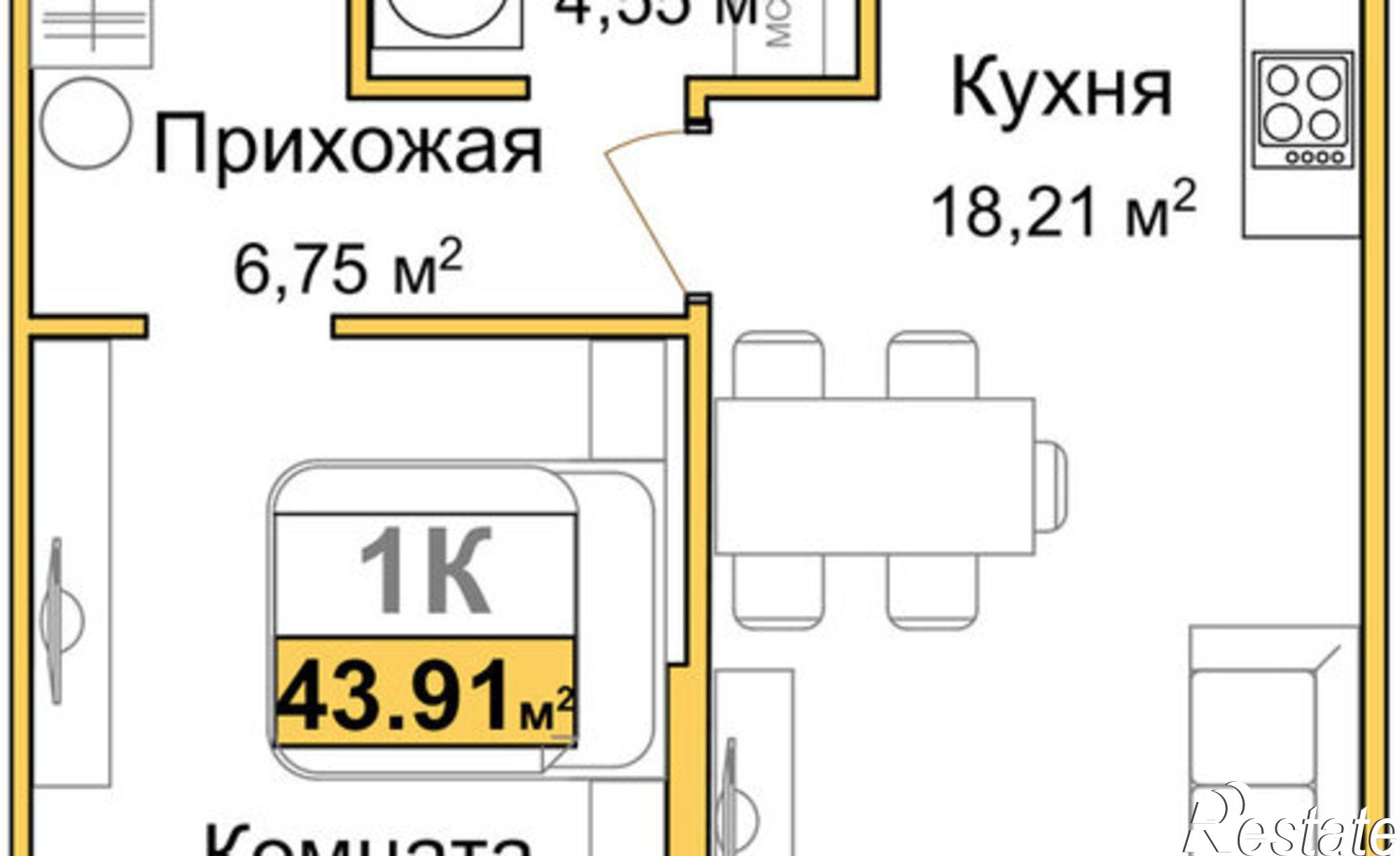 Купить квартиру за 7 255 000 рублей на ул Козлова, 121