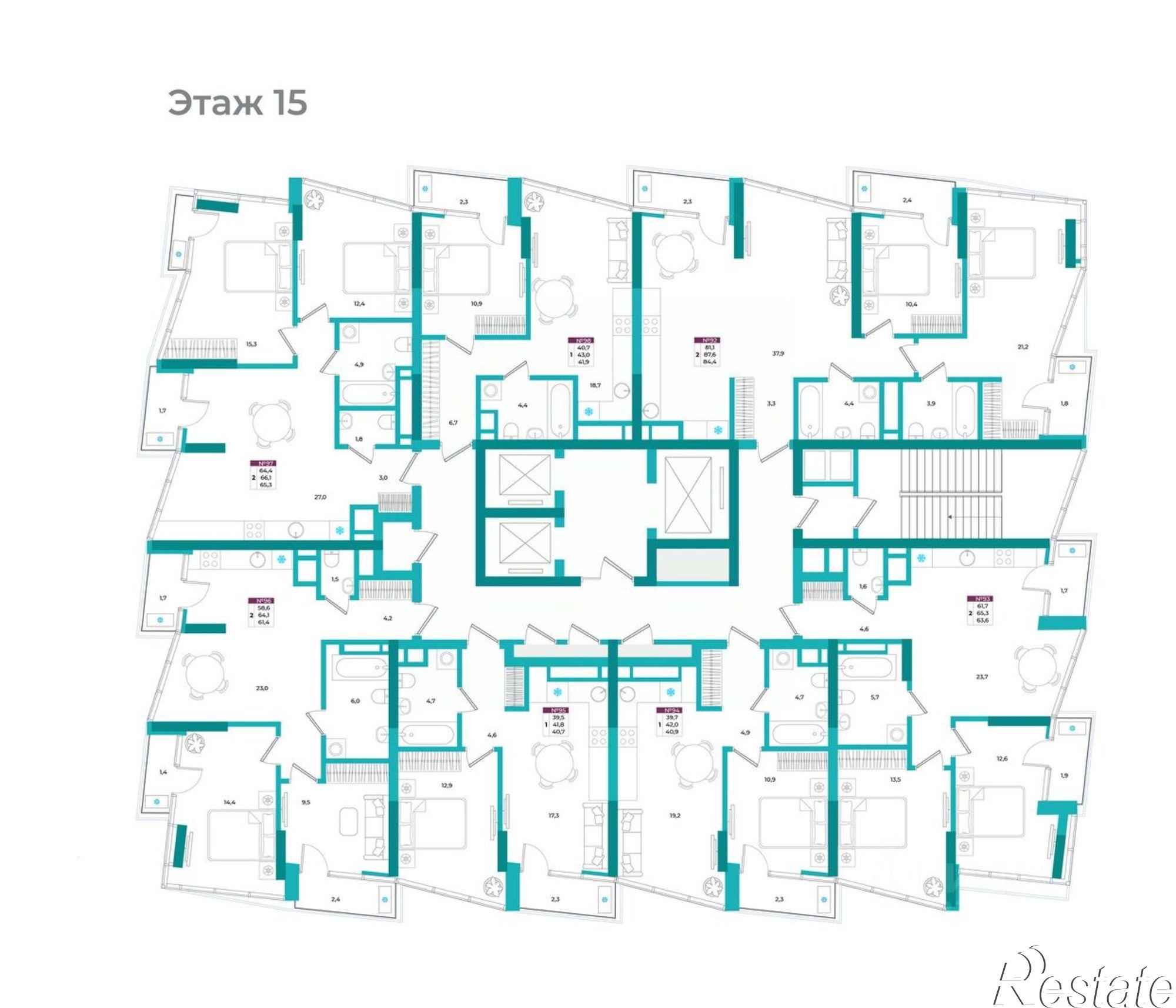 Купить квартиру за 13 201 000 рублей на ул Воровского, 24
