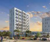 2-комн, 47кв м, этаж 16/17 проспект Александра Суворова, 101