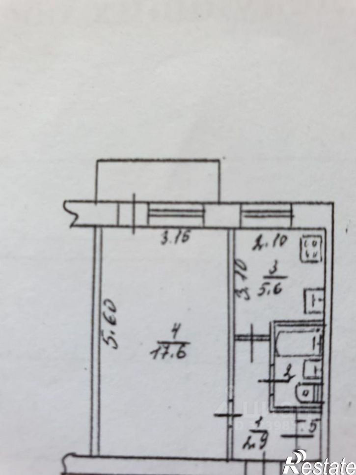 1-комн квартира ул Совхозная, 4,  д. 4