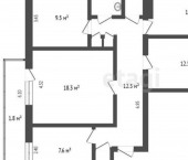 4-комн, 83кв м, этаж 6/9 улица Мате Залки, 21А