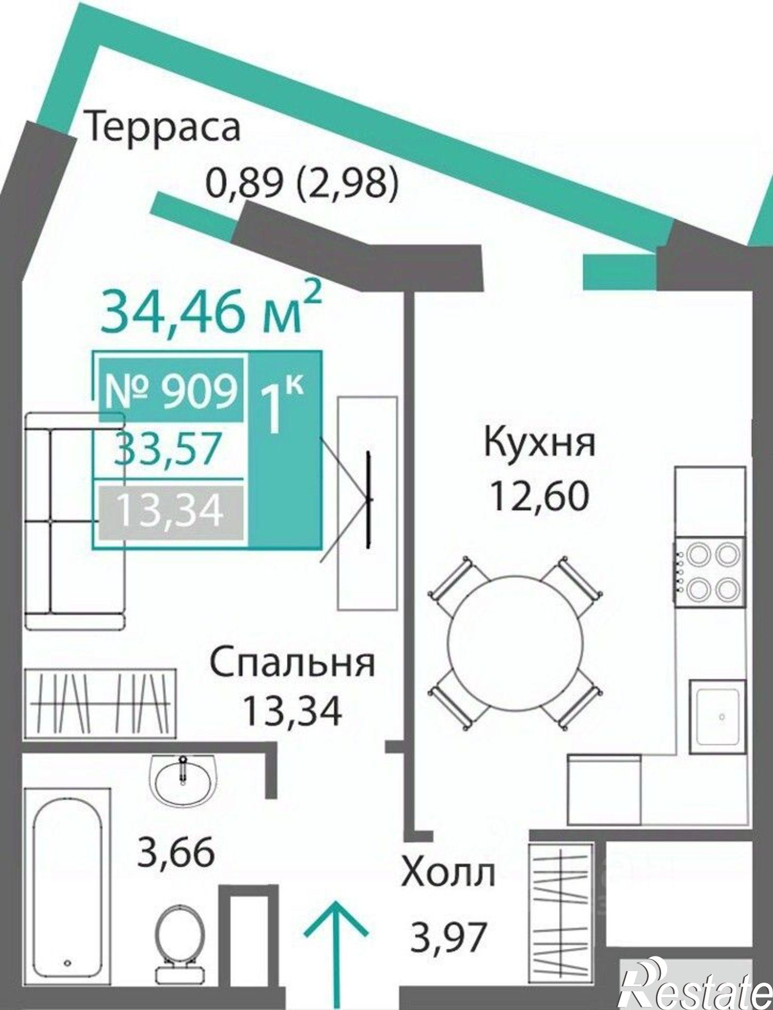 Купить квартиру за 6 200 150 рублей на улица Святителя Гурия