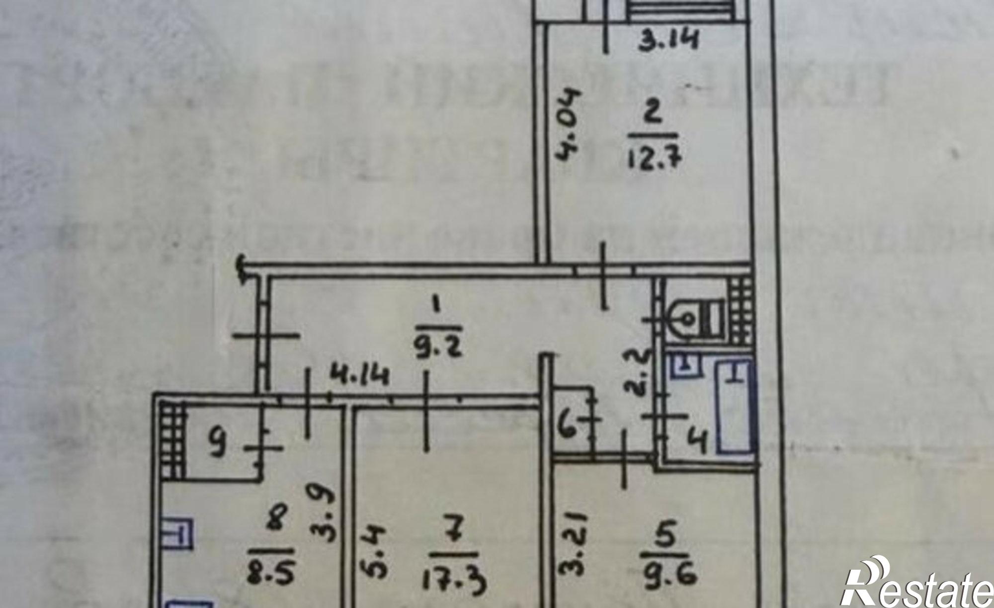 Купить квартиру за 8 950 000 рублей на улица Марка Донского, 8