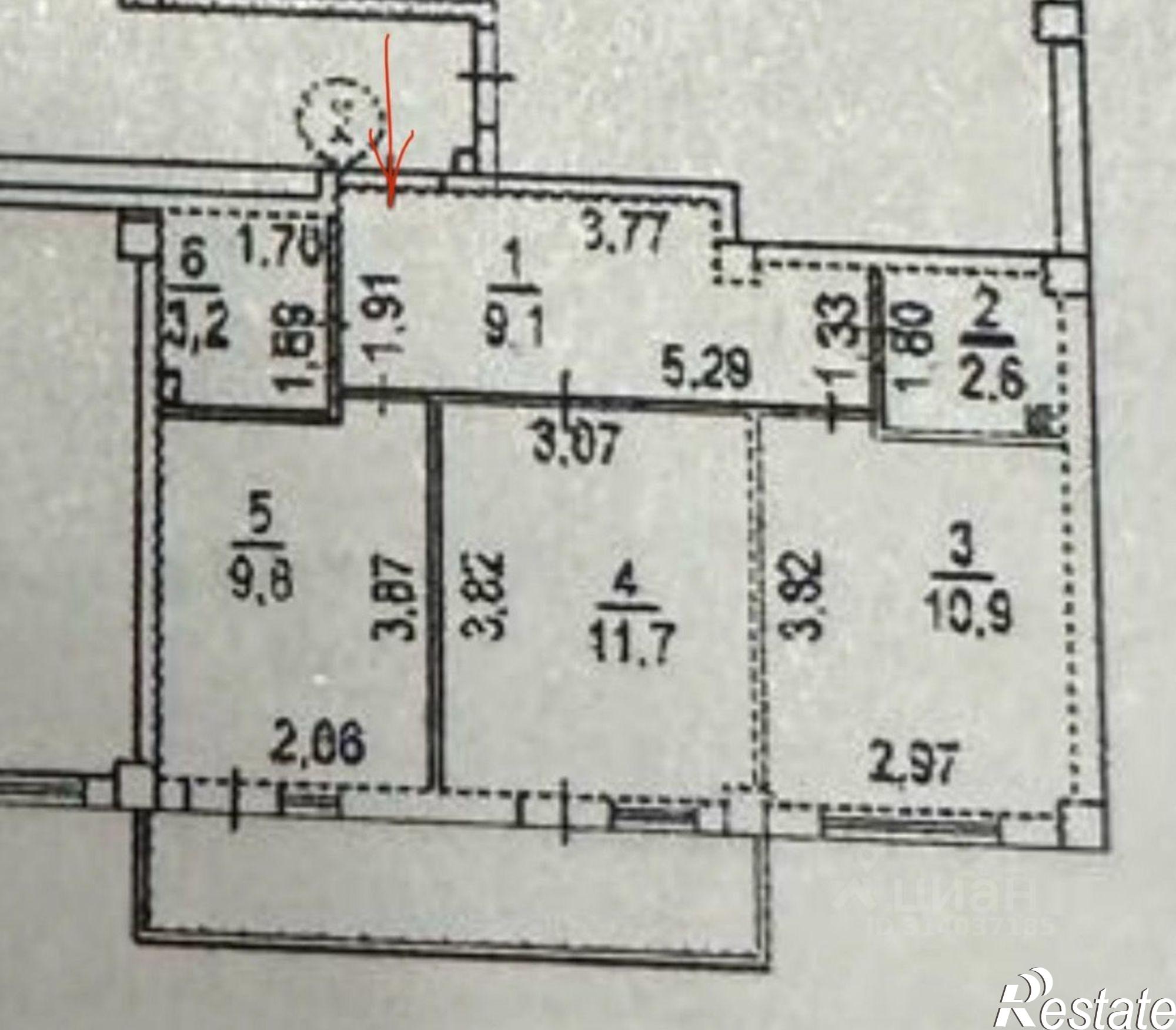 Купить квартиру за 7 600 000 рублей на пр-кт Александра Суворова, 103