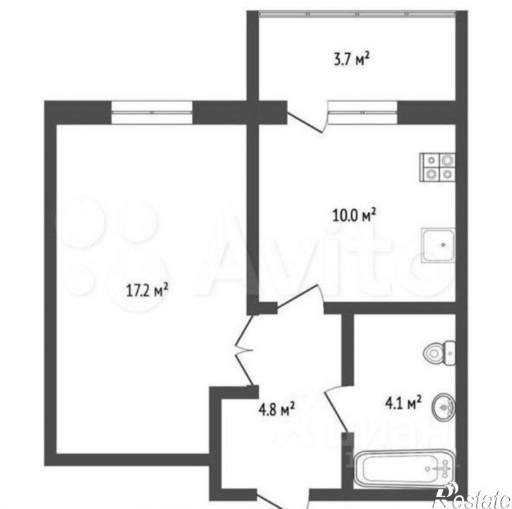 1-комн квартира ул Пахотная, 5,  д. 5